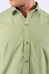 Veshbhoshaa Bluebird Light Green Men'S Office Shirt